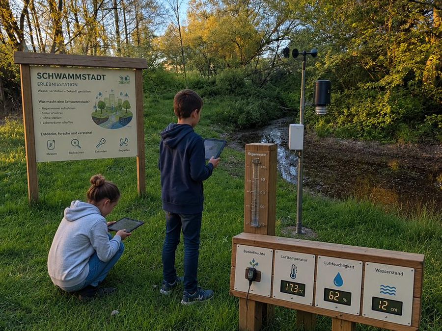 Visualisierung einer geplanten Station